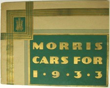 MORRIS per gamma 1933 brochure