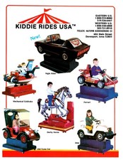 Brochure vintage KIDDIE RIDES