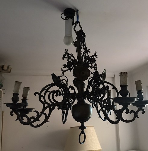 Antico lampadario olandese - olandese, in