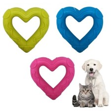 GIOCO CANE GATTO 7 cm GIOCATTOLO ANIMALI DOMESTICI IN GOMMA RESISTENTE DENTI