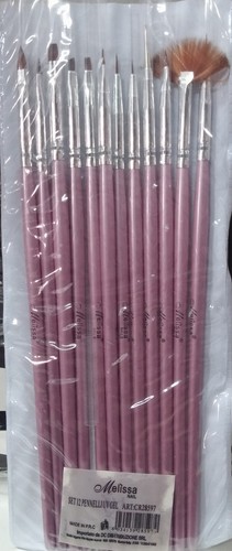 Set pennelli melissa - set,