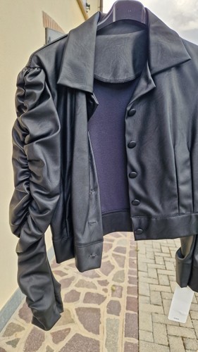Women faux leather - faux, jacket