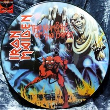Iron Maiden The Number Of The Beast PICTURE DISC ULTRARARO