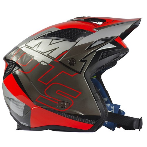 Casco trial mots rosso - mots,