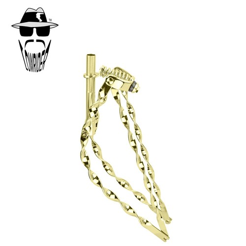 Forcella molla curva oro - forcella, 26"