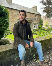 Giacca cerata BARBOUR LUTZ oliva robusta sofisticazione prezzo al dettaglio consigliato $ 520 British Heritage