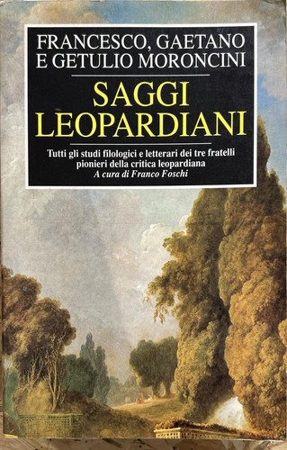 Libro saggi leopardiani - libro,