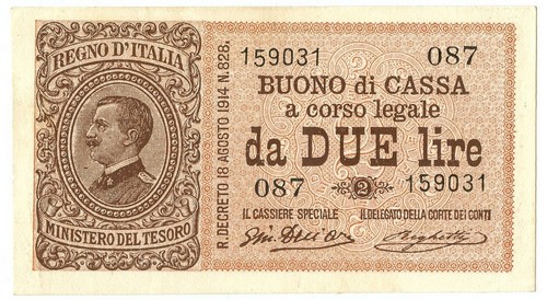 Lire buono cassa effige - cassa,