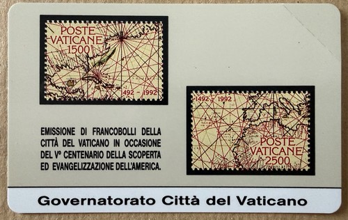 Scheda telefonica vaticano - telefonica,