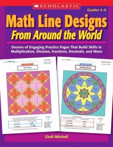 Math line designs - from, around