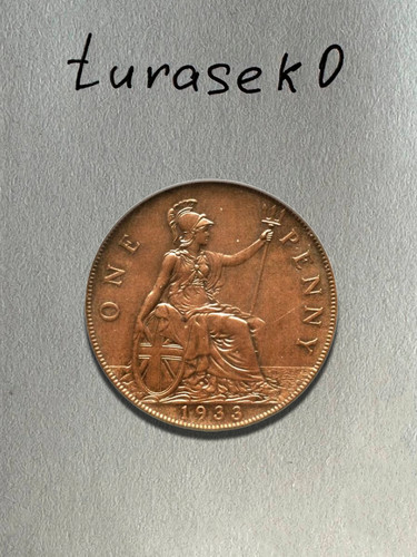 Penny regno unito 1933 - regno, tipo