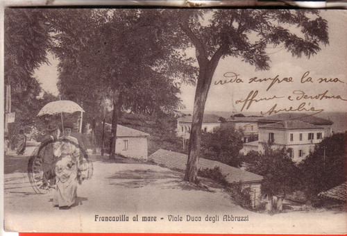 Cartolina francavilla al - francavilla,