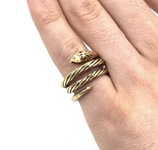 Anello in oro 18 kt serpenti