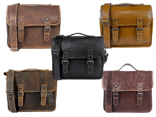 Borsa pelle alpina con - alpina,