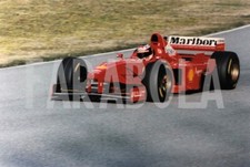 Foto vintage Auto, Mugello, Schumacher, Ferrari F 300, 1998, stampa 22 x 15 cm