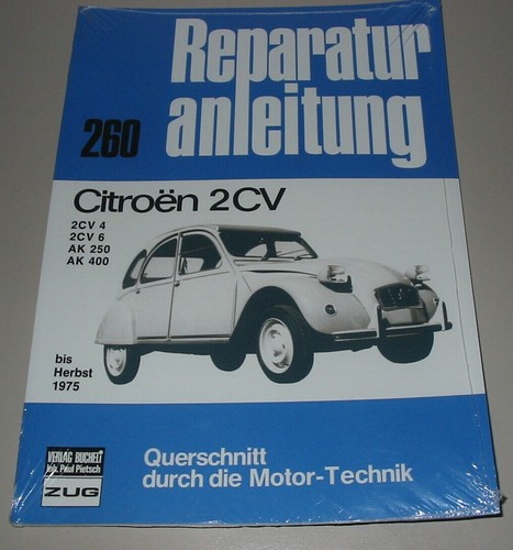 Reparaturanleitung citroen 2cv - citroen,