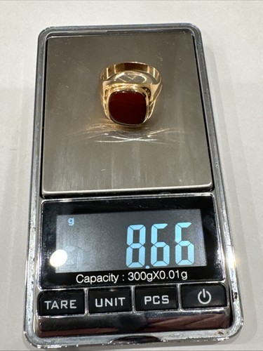 Anello uomo vintage oro giallo