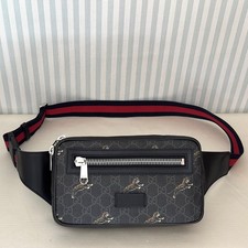 GUCCI GG Supreme Tiger Belt