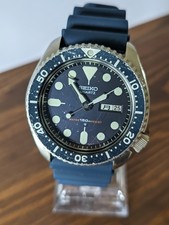 Seiko 7548-7000 Quartz 150m Diver Nero/Blu Scuro