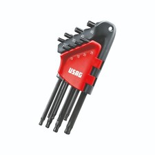 U02800078 280 LTSTX/S8 SERIE DI 8 CHIAVI MASCHIO LUNGHE TESTA SFERICA TORX- USAG
