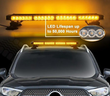 Lampeggiante Led Emergenza Giallo 54 Led Luci Soccorso Carroattrezzi 16 Effetti