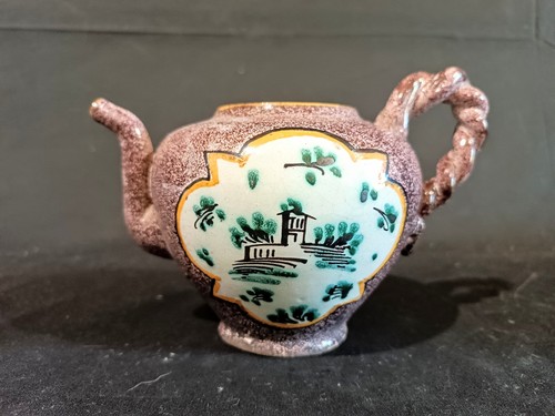 Antica teiera ligure - , maiolica