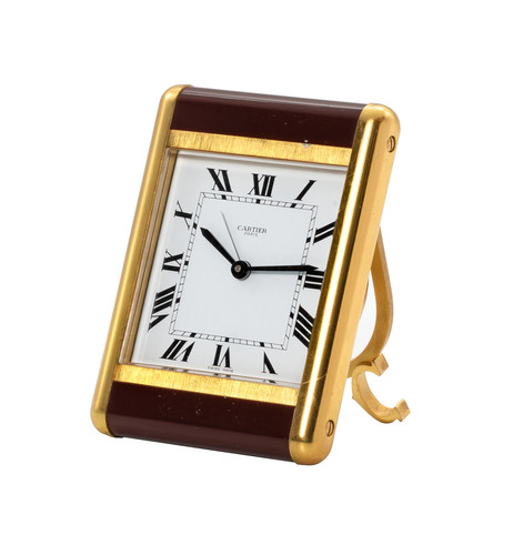 Cartier tank desk clock 7505 - cartier,