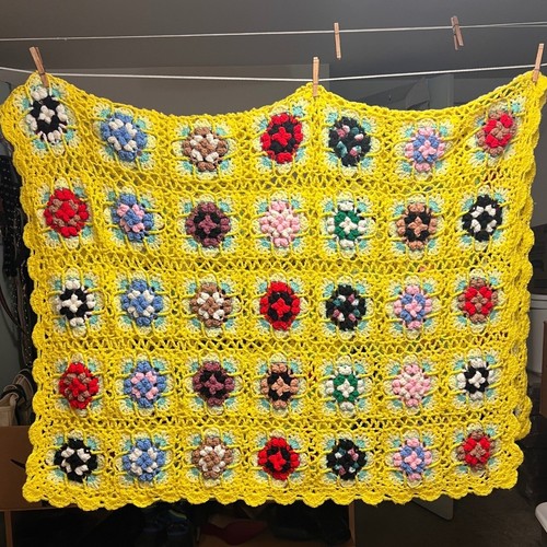 Coperta quadrata vintage - , fatta