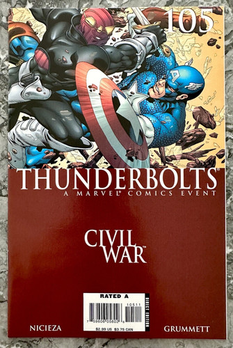 Thunderbolts 105 marvel civil - marvel,