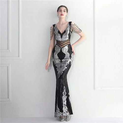 Vestito abito elegante lungo - abito,