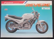 Honda NTV 650 Revere depliant originale italiano sales brochure prospekt dati
