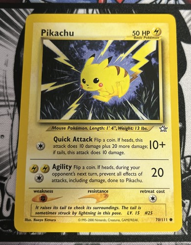 Pokémon neo genesis pikachu - pokémon,