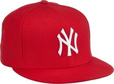 Cappello  Rosso Sportivo Basket Baseball 59 FIFTY NY 100% ORIGINAL 100% NUOVO