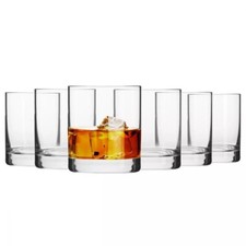Krosno Blended Bicchieri per Whisky Rum Brandy | Set 6 | 350 ml | Lavastoviglie