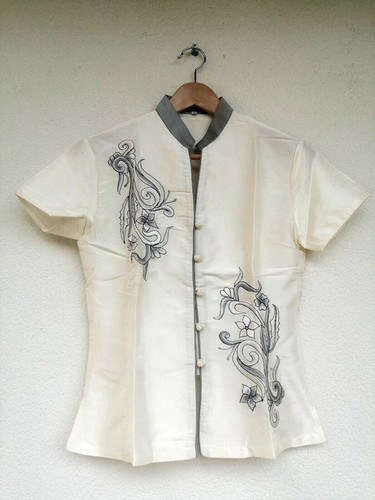 Camicia seta bianca - camicia,