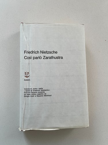 Nietzsche così parlò - nietzsche,