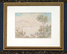 Antico acquerello originale