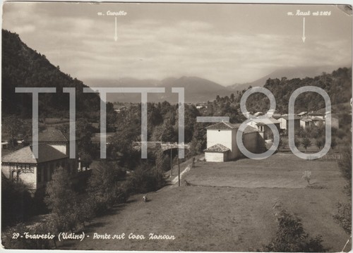 Travesio ponte sul cosa - -,
