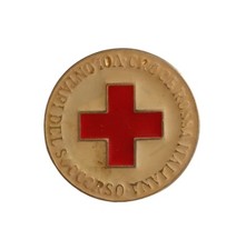 *HH* Medaglia Spilla Croce Rossa Italiana Volontari Del Soccorso Medal Pin Pins