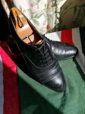 Scarpe Oxford John Lobb in pelle nera 8-8,5 E