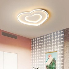 Lampadario Plafoniera Illuminazione a Led Moderno 63W Luce Soffitto Forma Cuore 