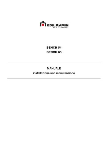 Manuale installazione uso - installazione, d'uso