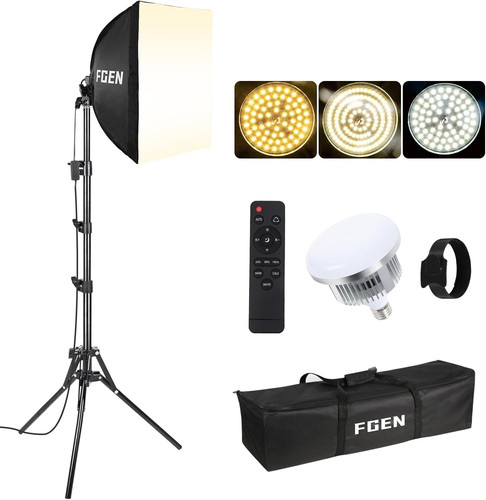 Softbox set 1x40x40cm - softbox,