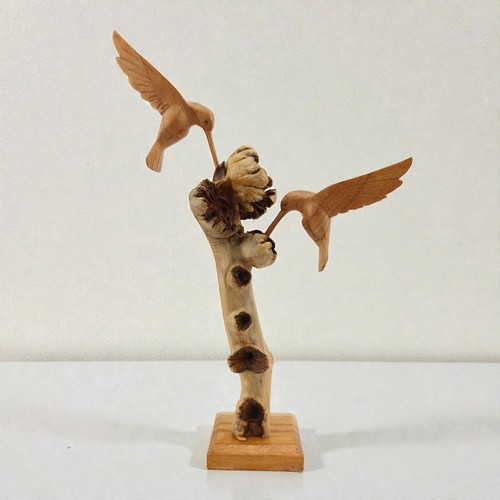 Colibrì legno intagliato - legno,