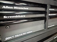Magnetic Tool Box Labels –