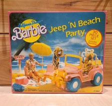 Barbie Vintage Arco Mattel Anni 80 California Dream Jeep N Beach Party 30663 SIGILLATA