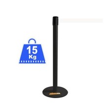 COLONNINA NERA 15 KG A BASE PIATTA NASTRO TENDINASTRO TENDI FETTUCCIA TENDILINEA