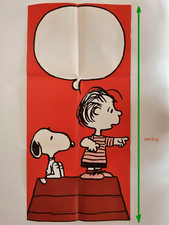 Poster Linus Snoopy Peanuts Vintage 1983 Manifesto Stampa 61x30