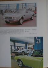 FIAT DINO 850 SPIDER MARZAL COUPE BERTONE SALONE PARIGI 1967 MOTOR ITALIA
