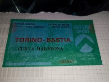 BIGLIETTO TICKET TORINO BASTIA